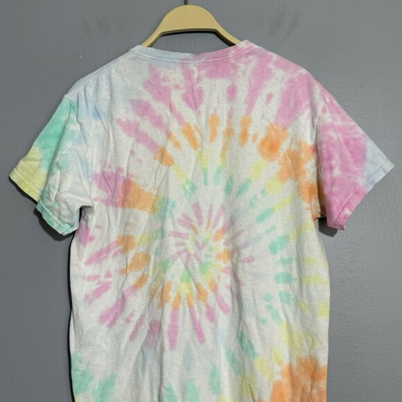 Disney Mickey Mouse TShirt Tie Dyed Size M Men Women Unisex Colorful Rainbow Top - Picture 8 of 10